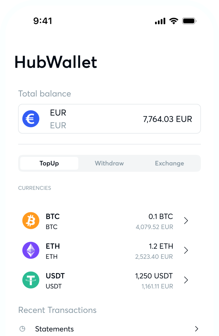 Hub wallet payment image